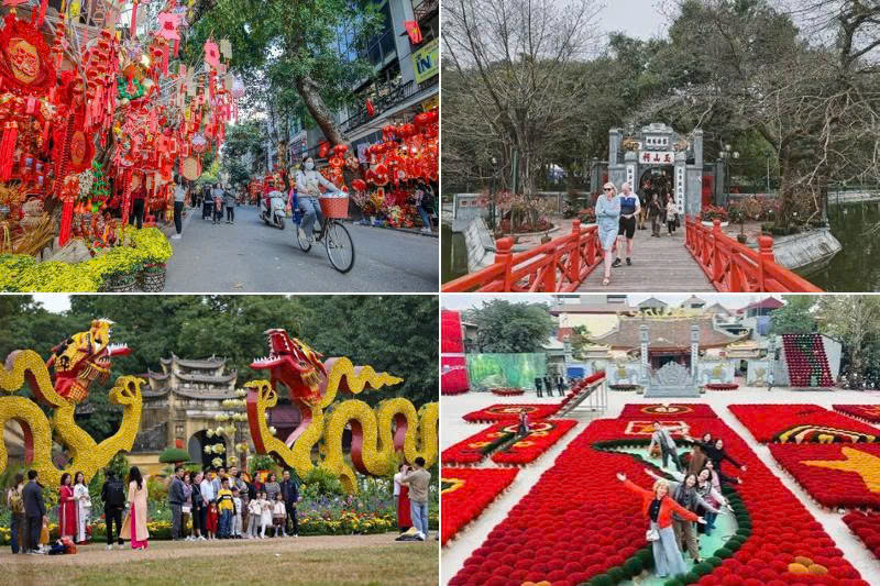 Du xuân Hà Nội (Ảnh: Sưu tầm)